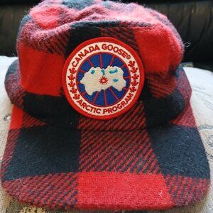 Authentic Canada Goose Buffalo Plaid Wool Lumberjack Hat